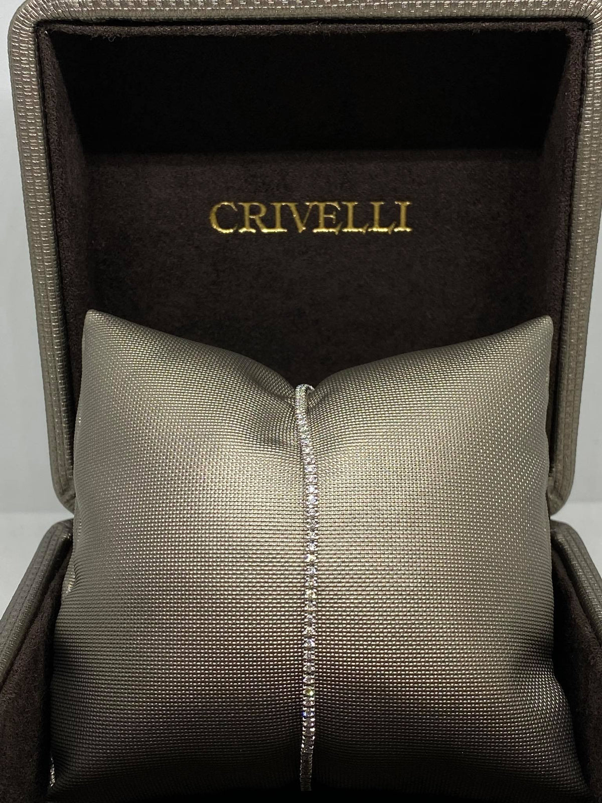 Bracciale Tennis Crivelli in Oro 18KT e Diamanti Ct 0.75