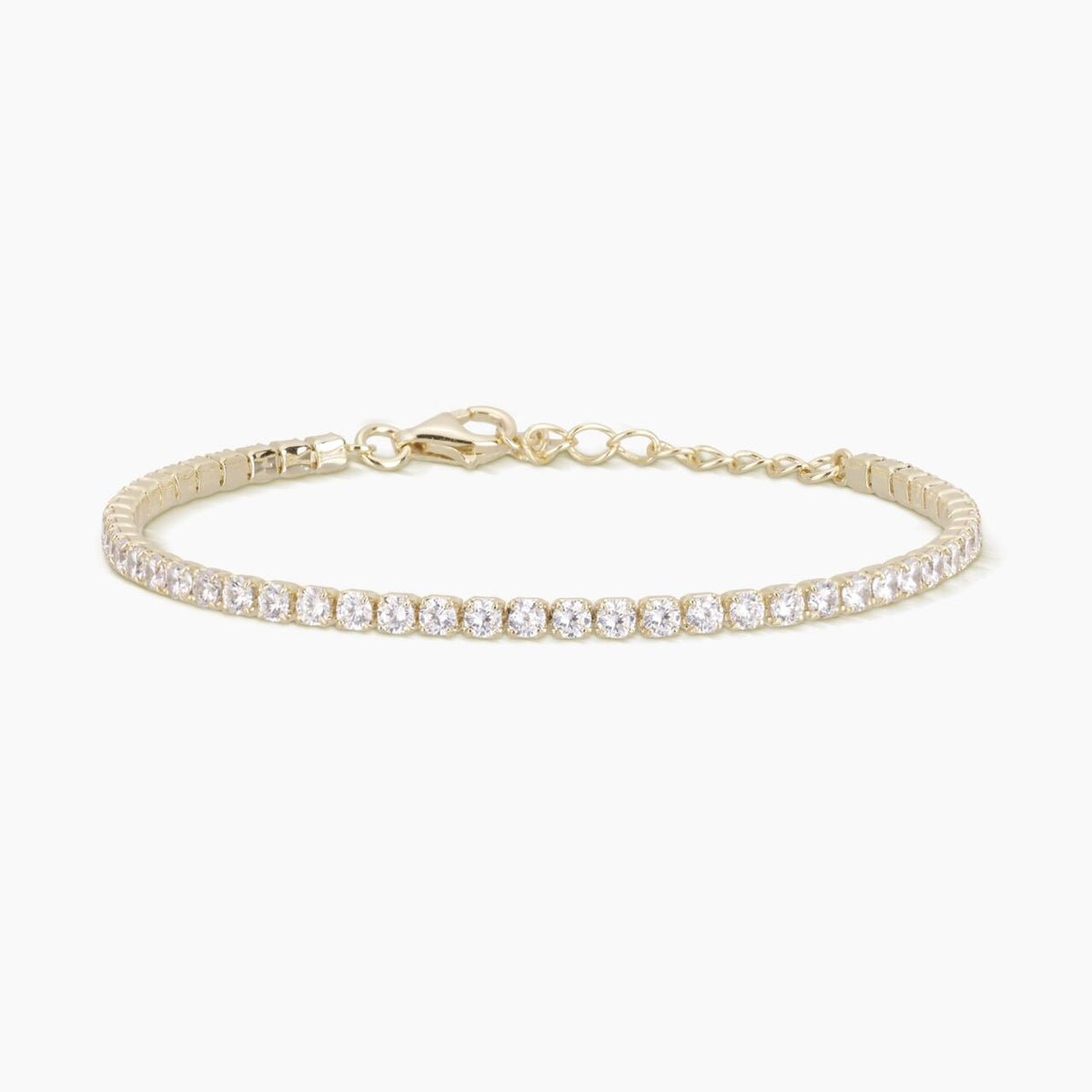 Bracciale Donna Mabina Tennis in Argento Dorato e Zirconi