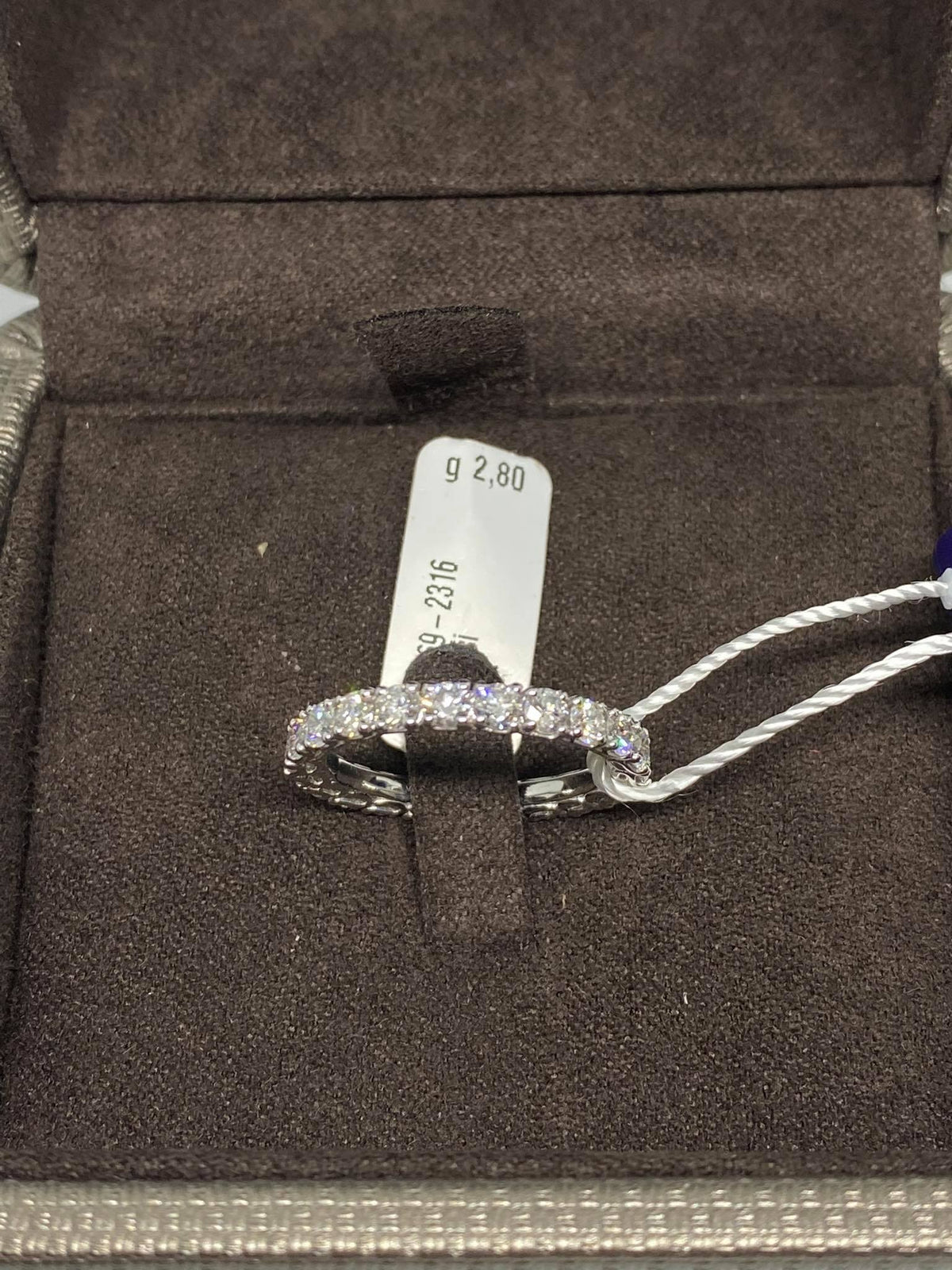 Anello Veretta Girodito Crivelli Oro 18KT 18KT e Diamanti Ct 1.97 G SI