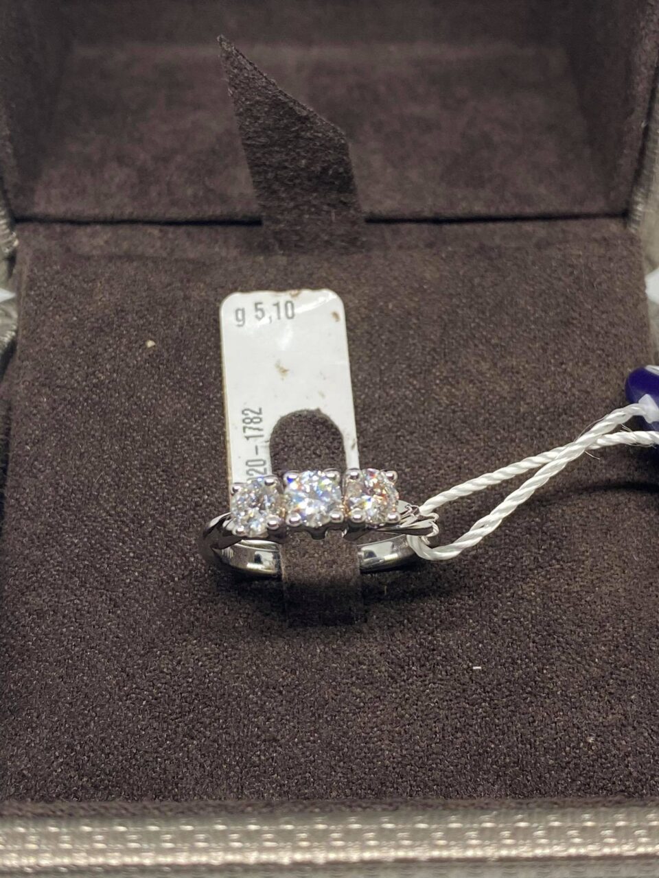 Anello Crivelli Trilogy in Oro 18KT e Diamanti Ct 0.93
