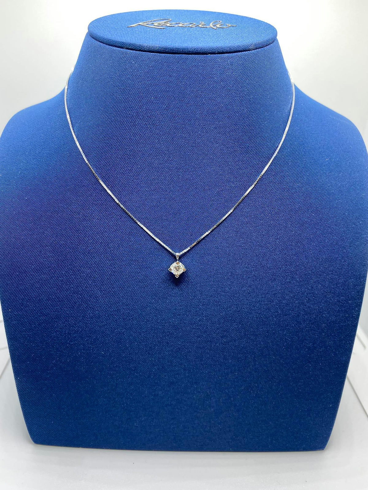 Collana Recarlo Punto Luce Maria Teresa con Diamante Ct 0.29