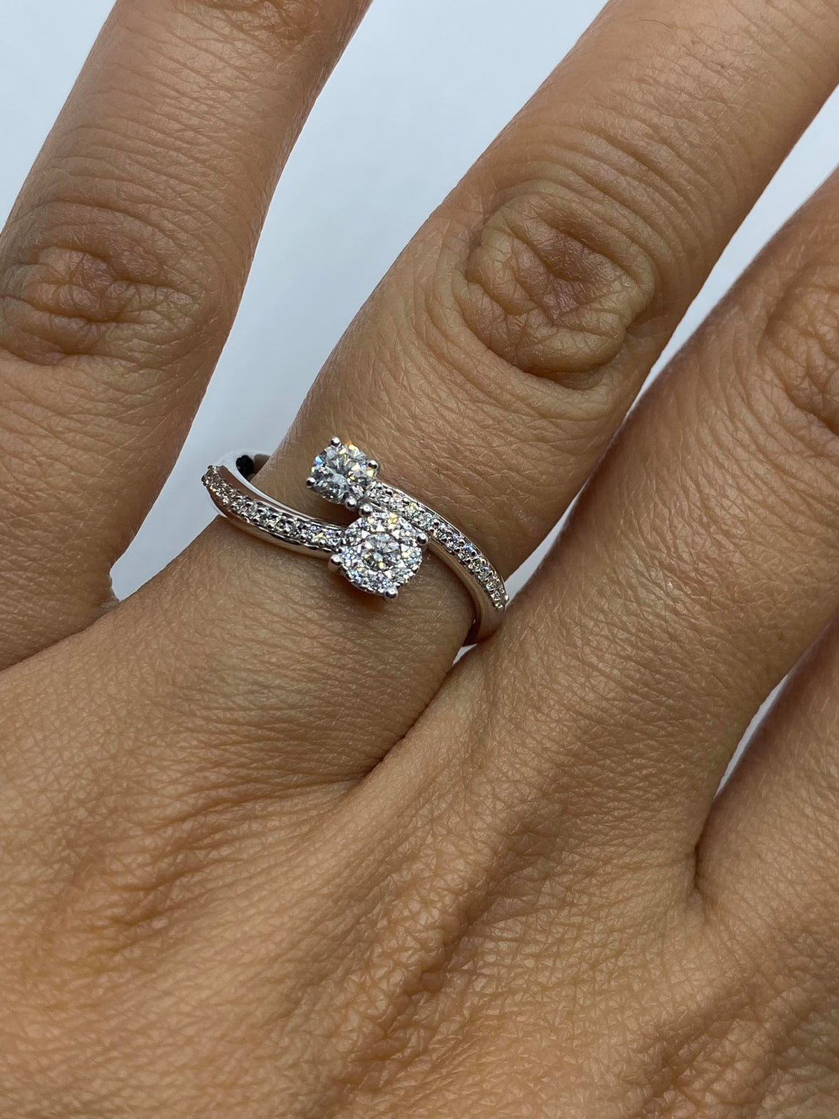 Anello Recarlo Nodo D'amore con Diamanti Ct 0.35