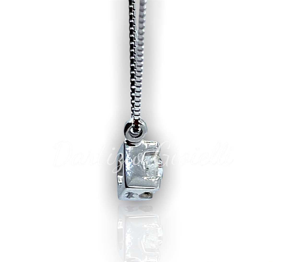 Collana Recarlo Punto Luce Maria Teresa con Diamante Ct 0.29