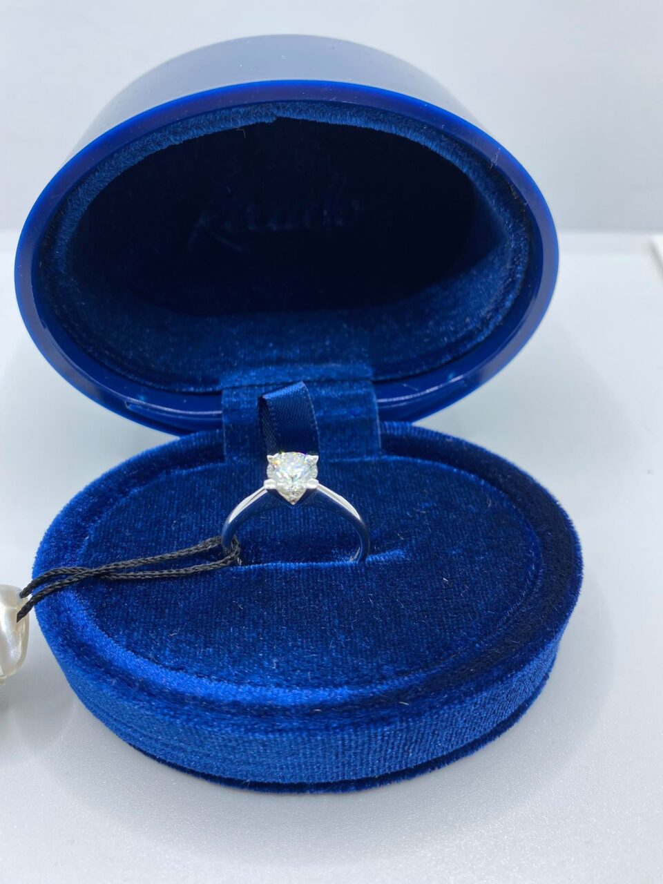 Anello Recarlo Solitario Maria Teresa con Diamante ct 0.83