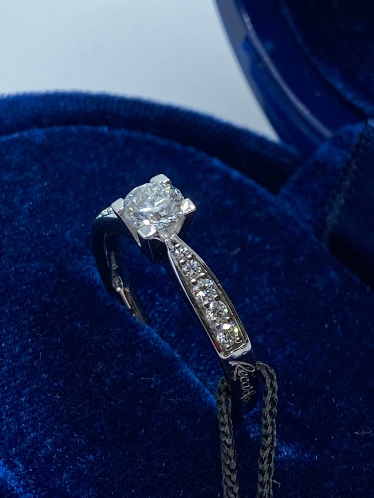 Anello Solitario Recarlo Maria Teresa con Diamante Ct 0.45