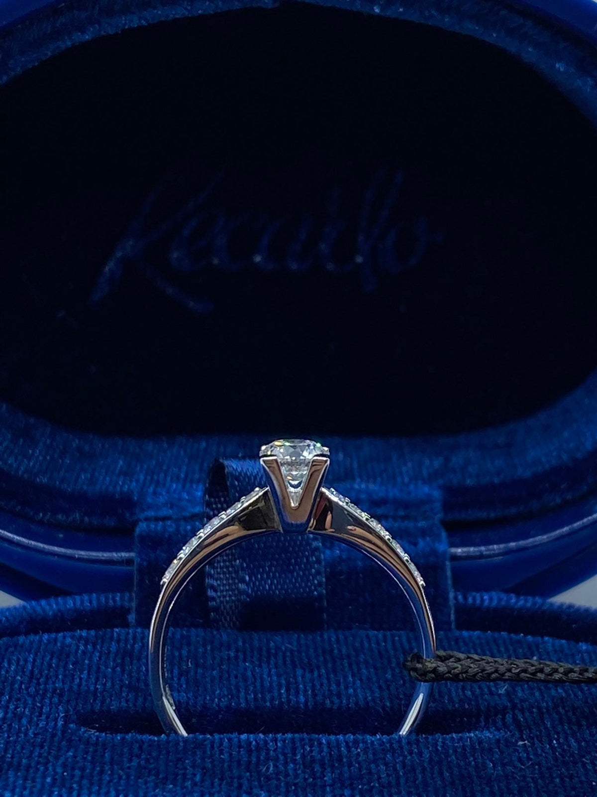 Anello Solitario Recarlo Maria Teresa con Diamante Ct 0.45