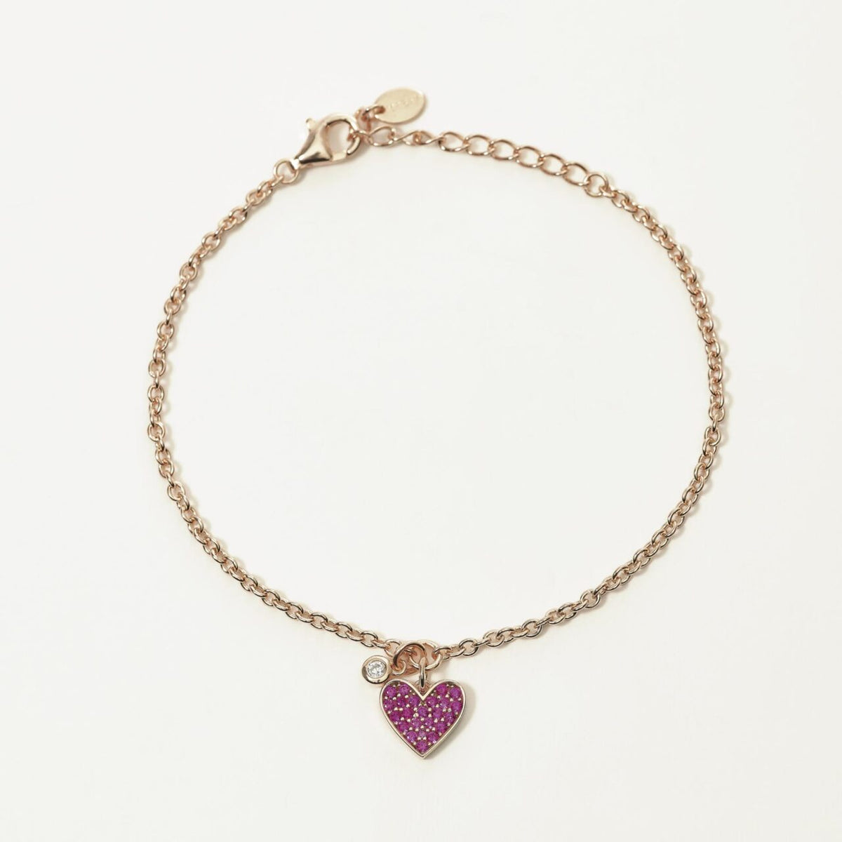 Bracciale Donna Mabina con Cuore in Argento Rosè - 533552