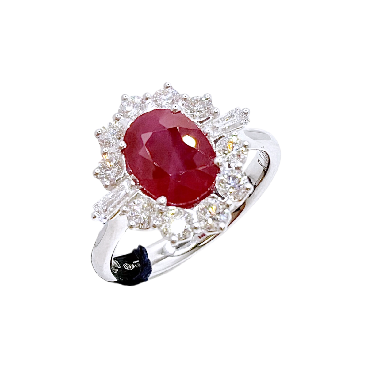 Anello Recarlo con Diamanti e Smeraldo Ct 1,79