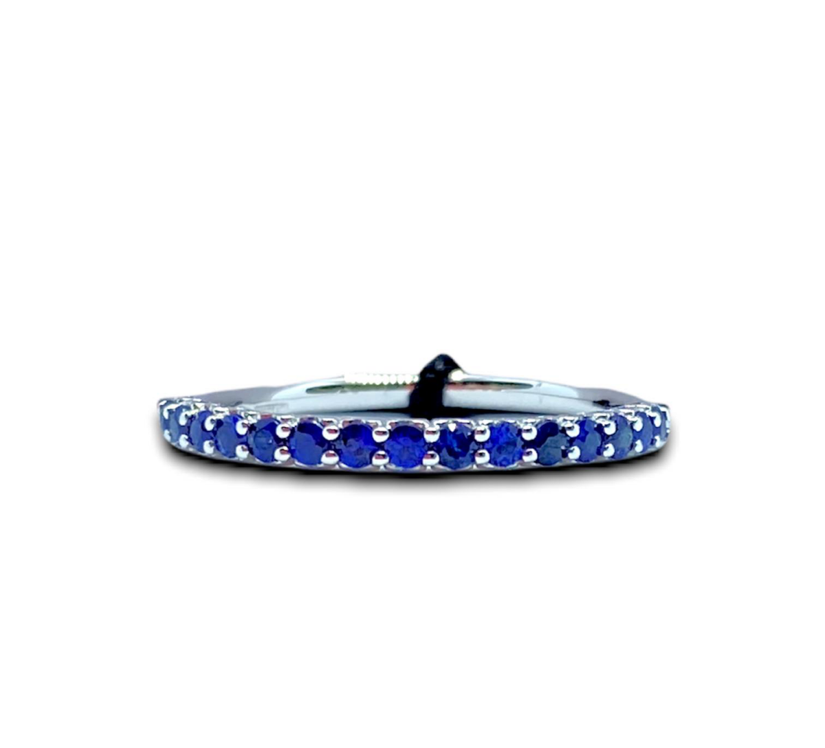 Anello Veretta Recarlo in Oro 18KT 18KT Con Zaffiri Ct 0.39