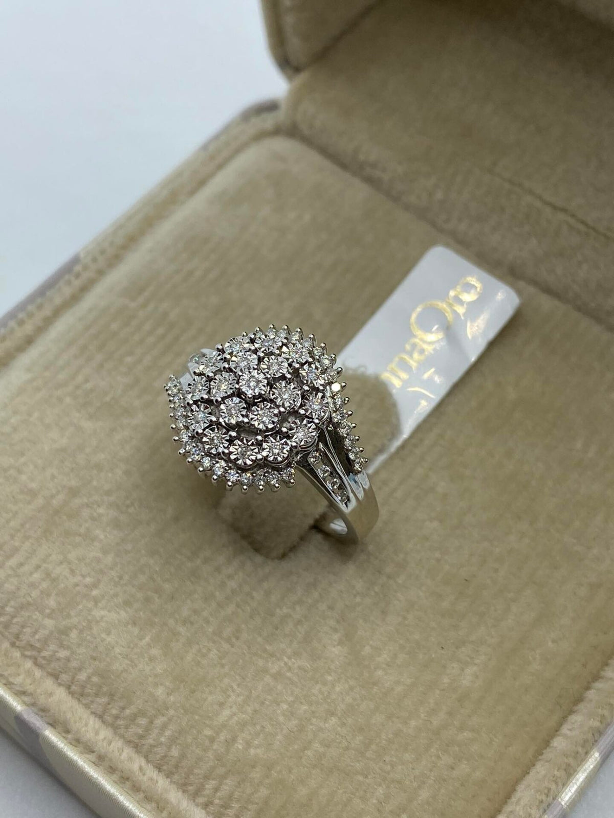 Anello Fantasia Donna Oro 18KT con Diamanti Ct. 0.23