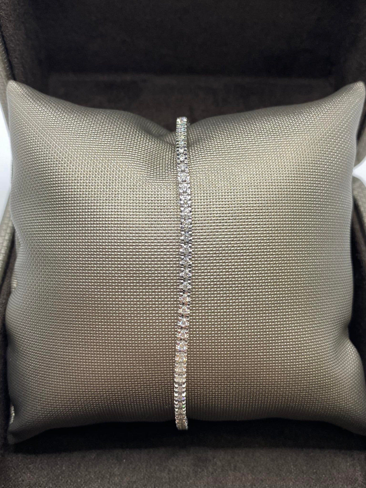Bracciale Tennis Crivelli in Oro 18KT 18KT e Diamanti Ct.1.20