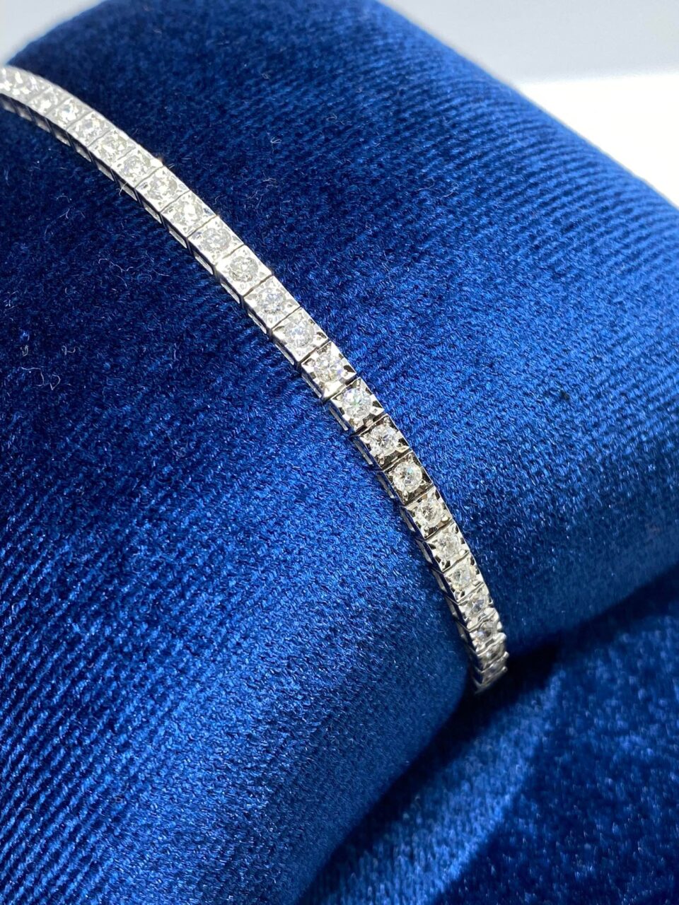 Bracciale Tennis Recarlo in Oro 18KT 18KT e Diamanti Ct. 1.60