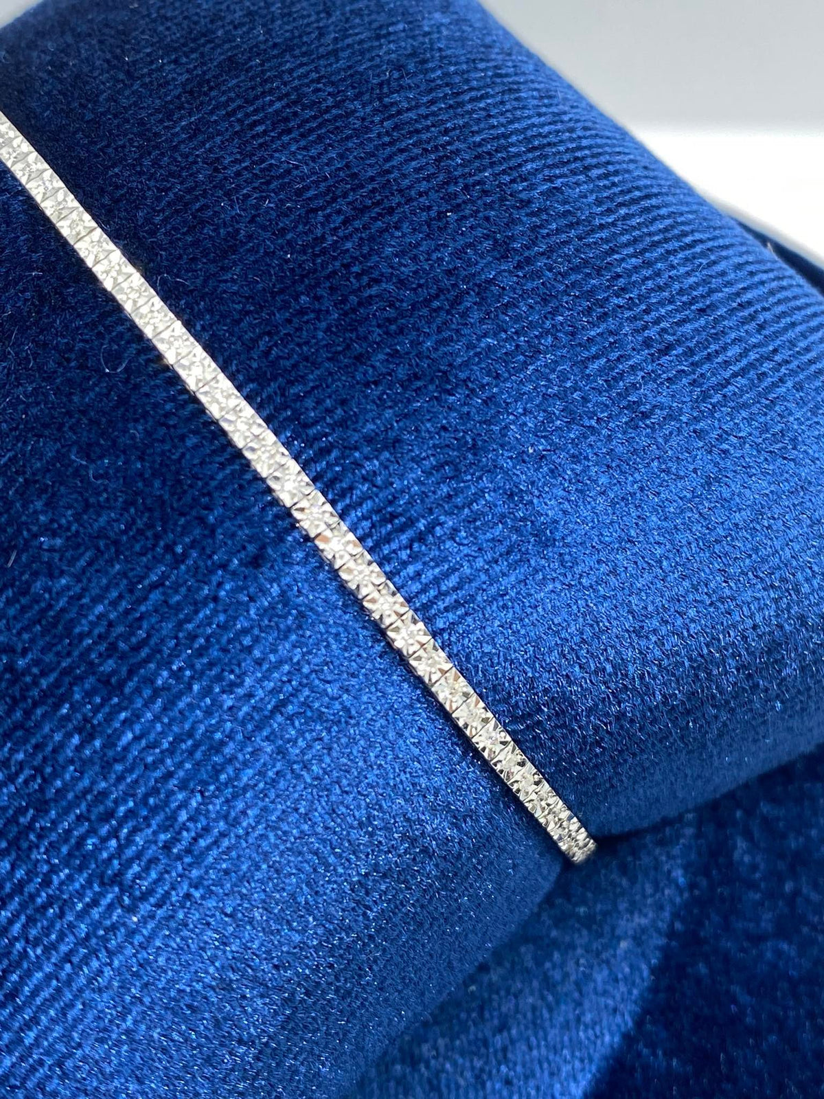 Bracciale Tennis Recarlo Facecube in Oro 18KT e Diamanti Ct 0.30