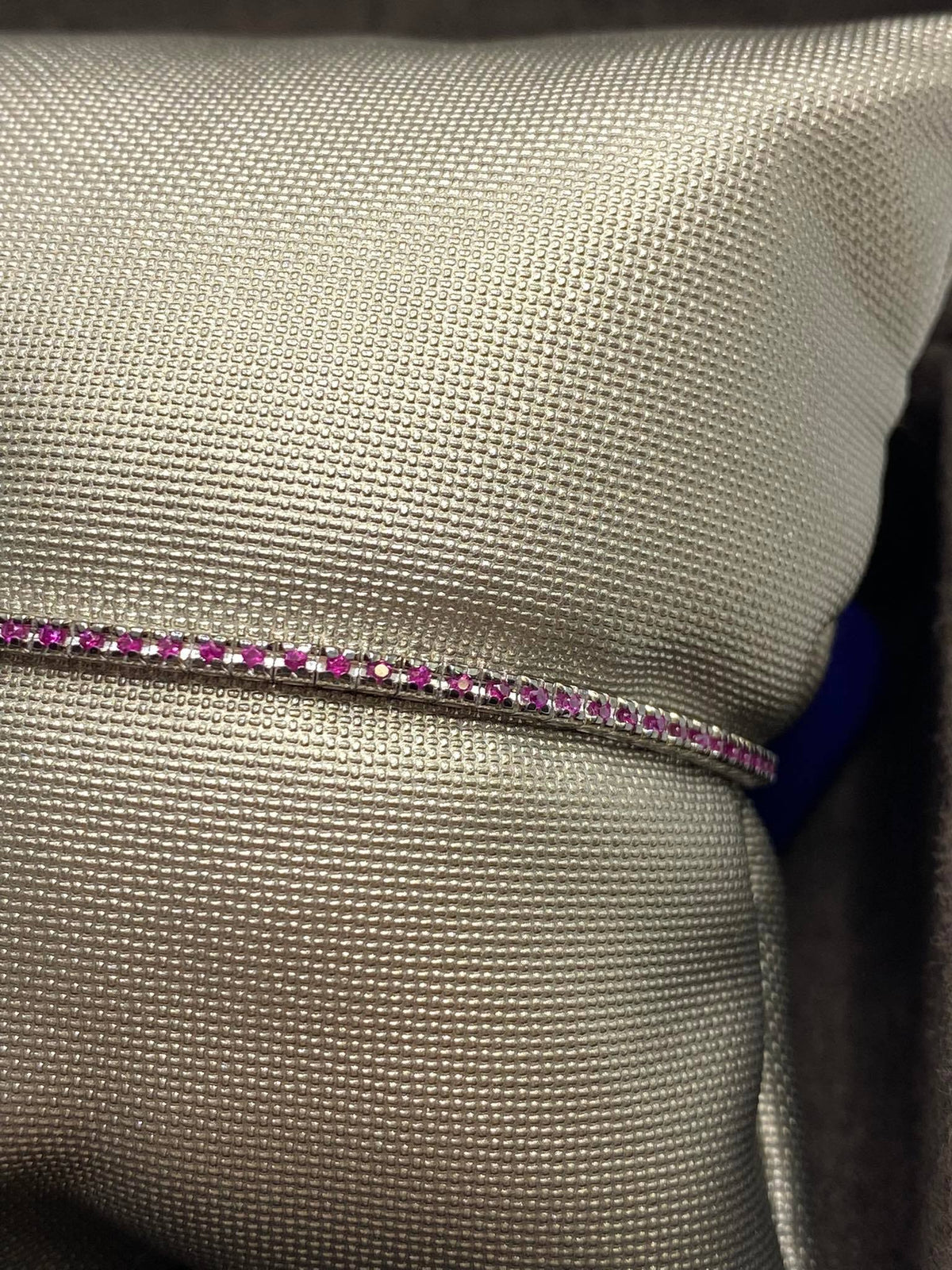 Bracciale Tennis Crivelli in Oro 18KT e Rubini Ct. 0.60