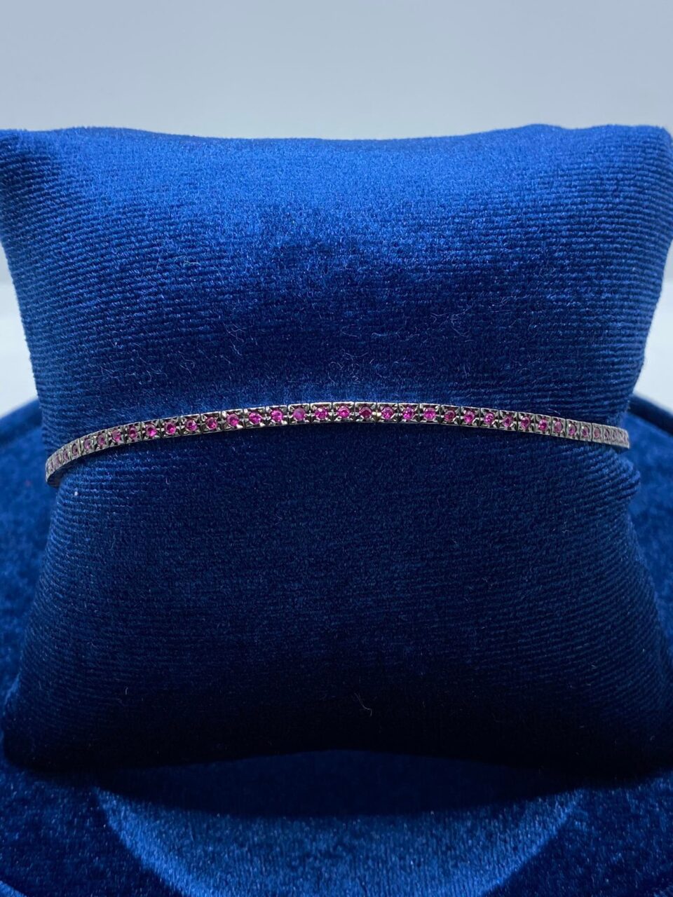 Bracciale Tennis Recarlo in Oro 18KT e Rubini Ct. 0.77