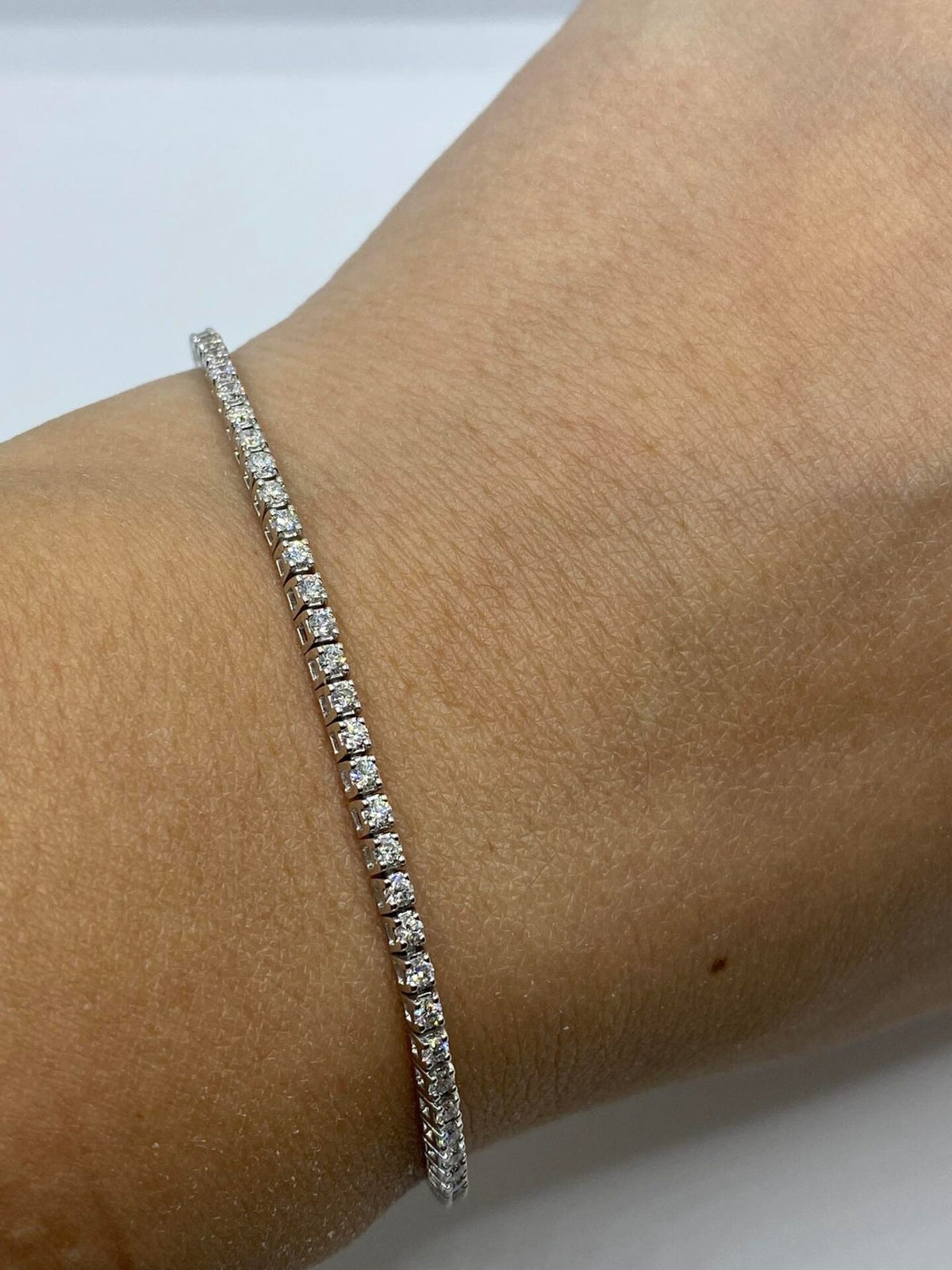 Bracciali Tennis in Oro 18KT 18KT e Diamanti Ct. 1.40