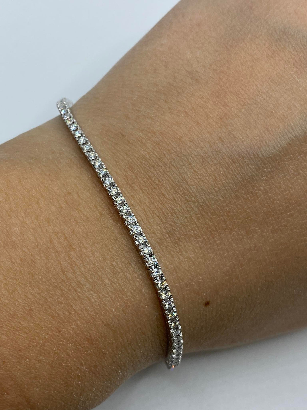 Bracciali Tennis in Oro 18KT 18KT e Diamanti Ct. 1.80