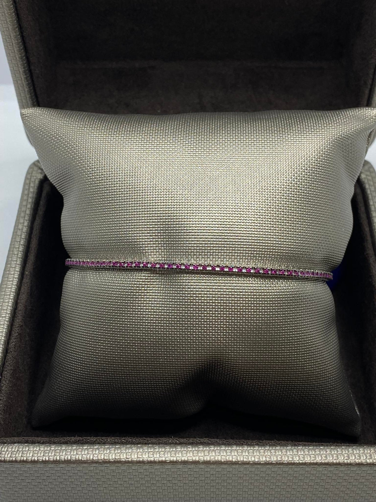 Bracciale Tennis Crivelli in Oro 18KT e Rubini Ct. 0.60