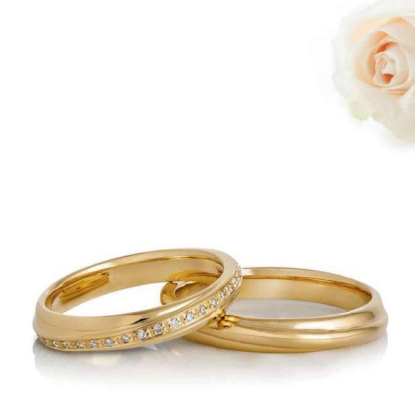Fede Donna Oro 18KT 18KT in Oro 18KT 18KT Con Diamanti