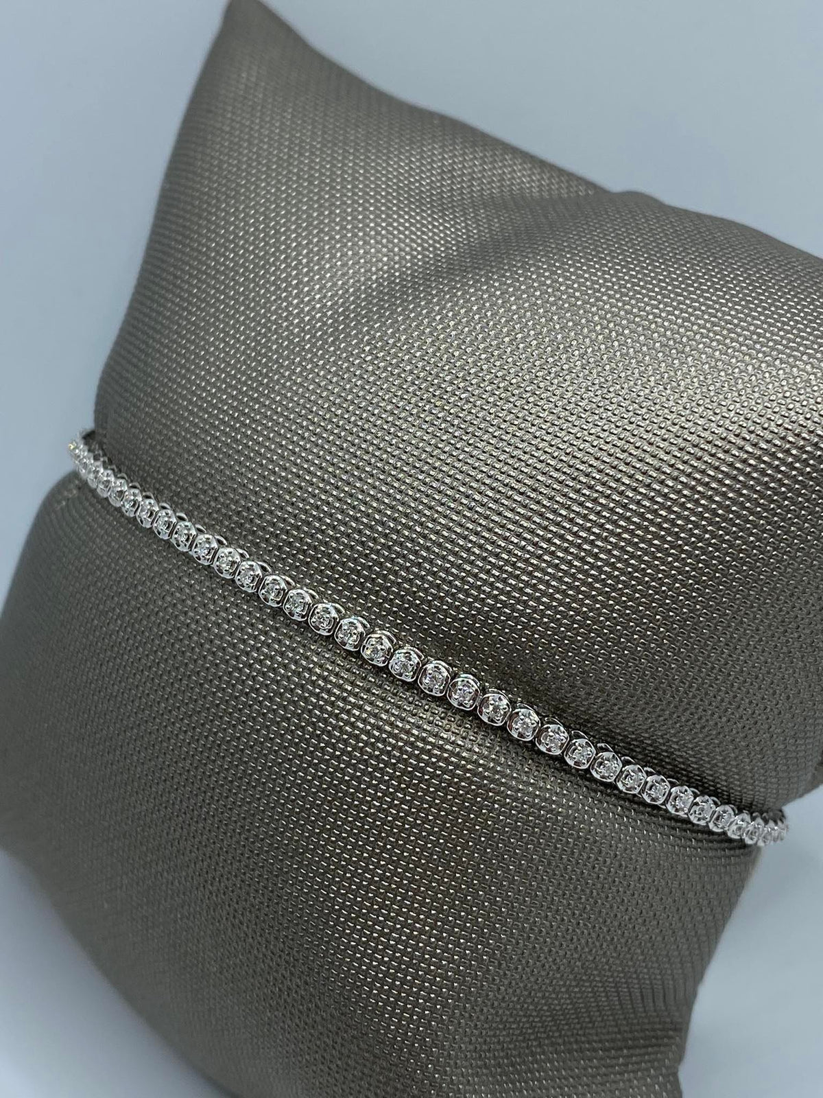 Bracciale Tennis Donna Oro 18KT con Diamanti Ct. 0.40