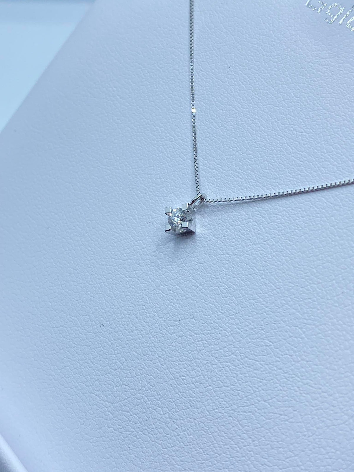 Collana Punto Luce PG Gioielli con Diamante Ct. 0.10