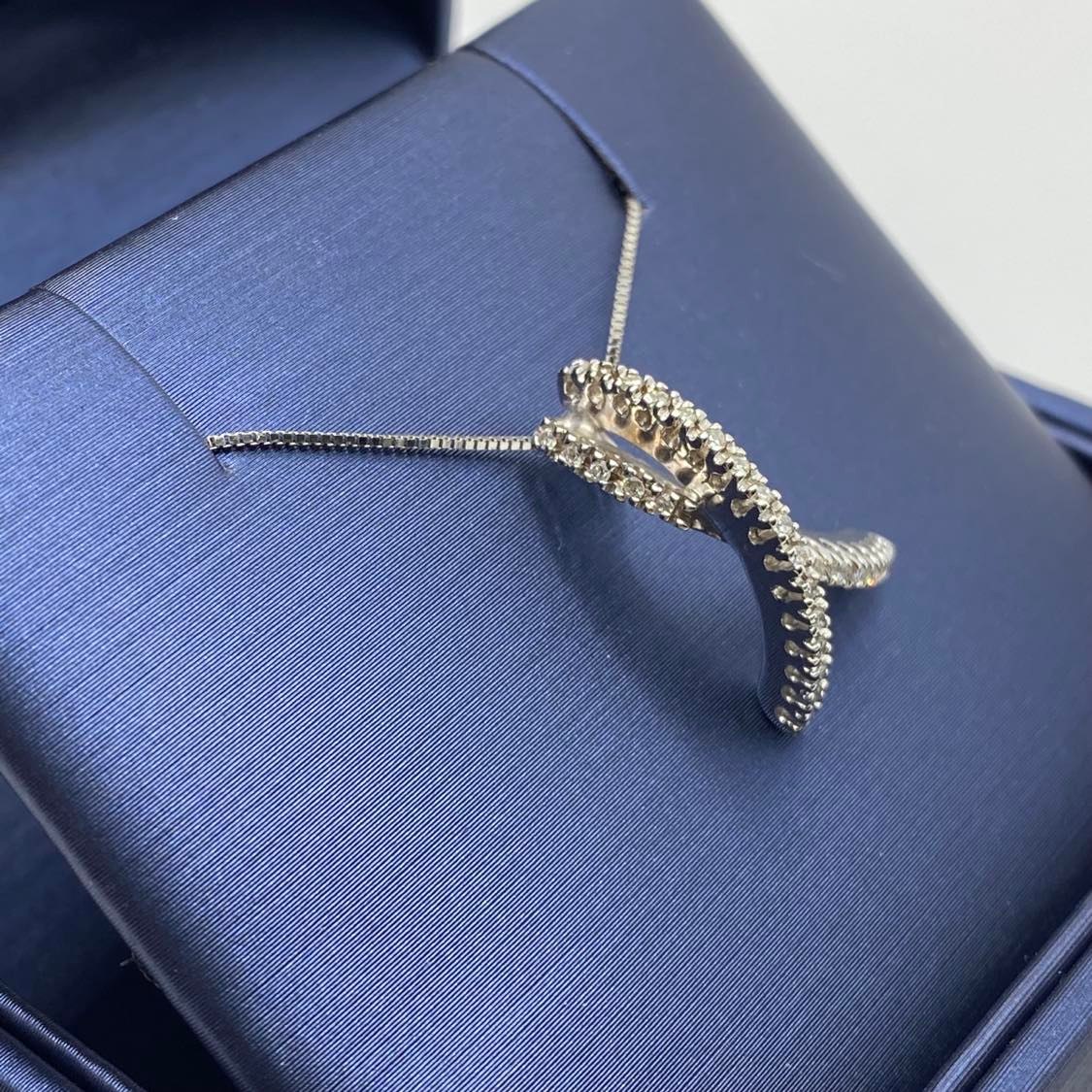 Collana Fantasia in Oro 18KT 18KT con Diamanti Ct. 0.21