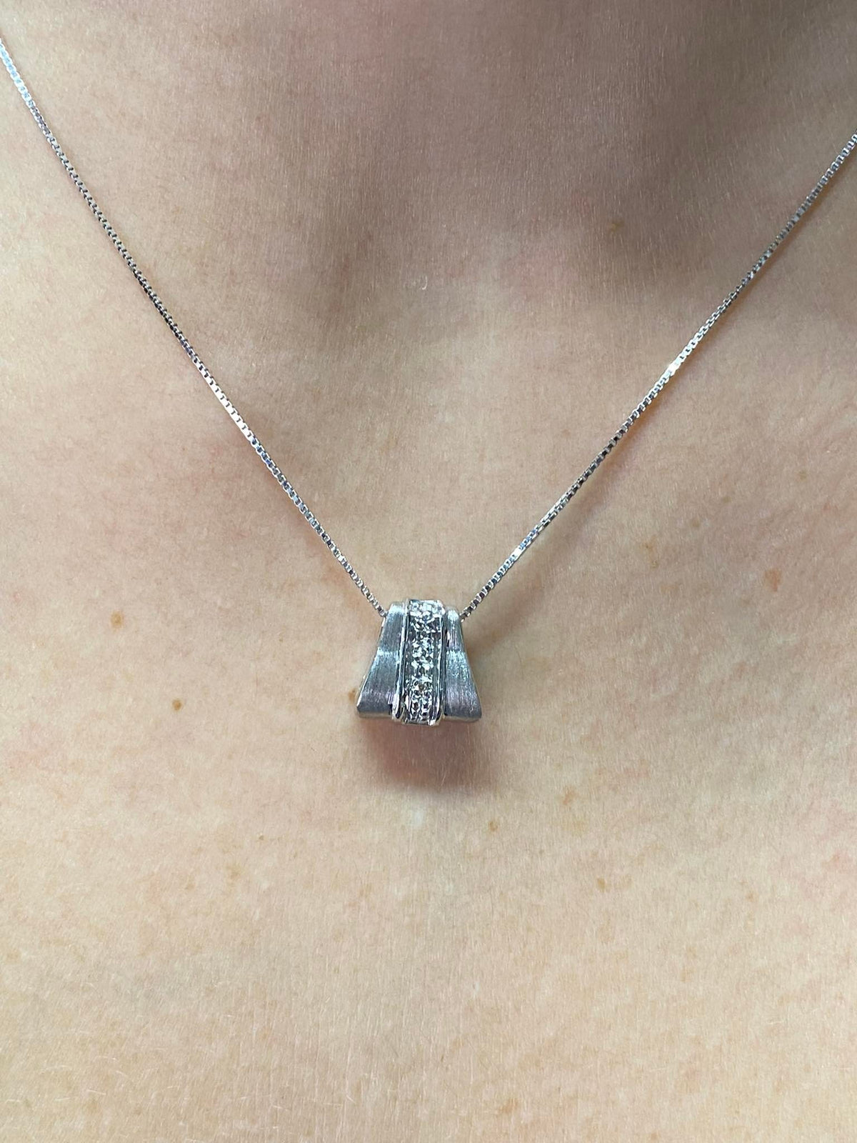 Collana Fantasia in Oro 18KT 18KT e Diamanti Ct. 0.04