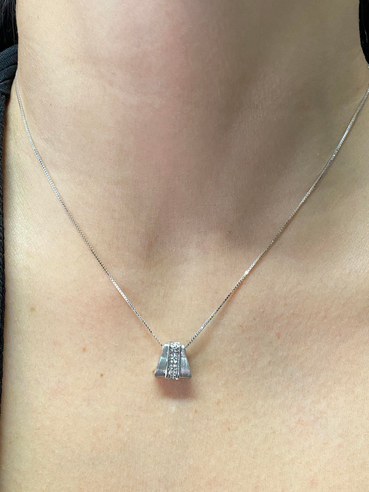 Collana Fantasia in Oro 18KT 18KT e Diamanti Ct. 0.04