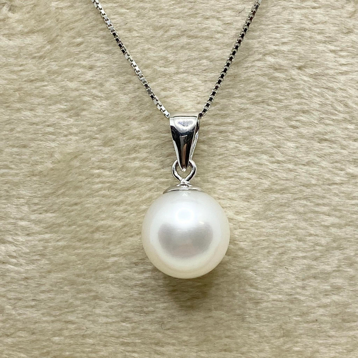 Collana Donna Oro 18KT con Perla Naturale mm 8-8,5