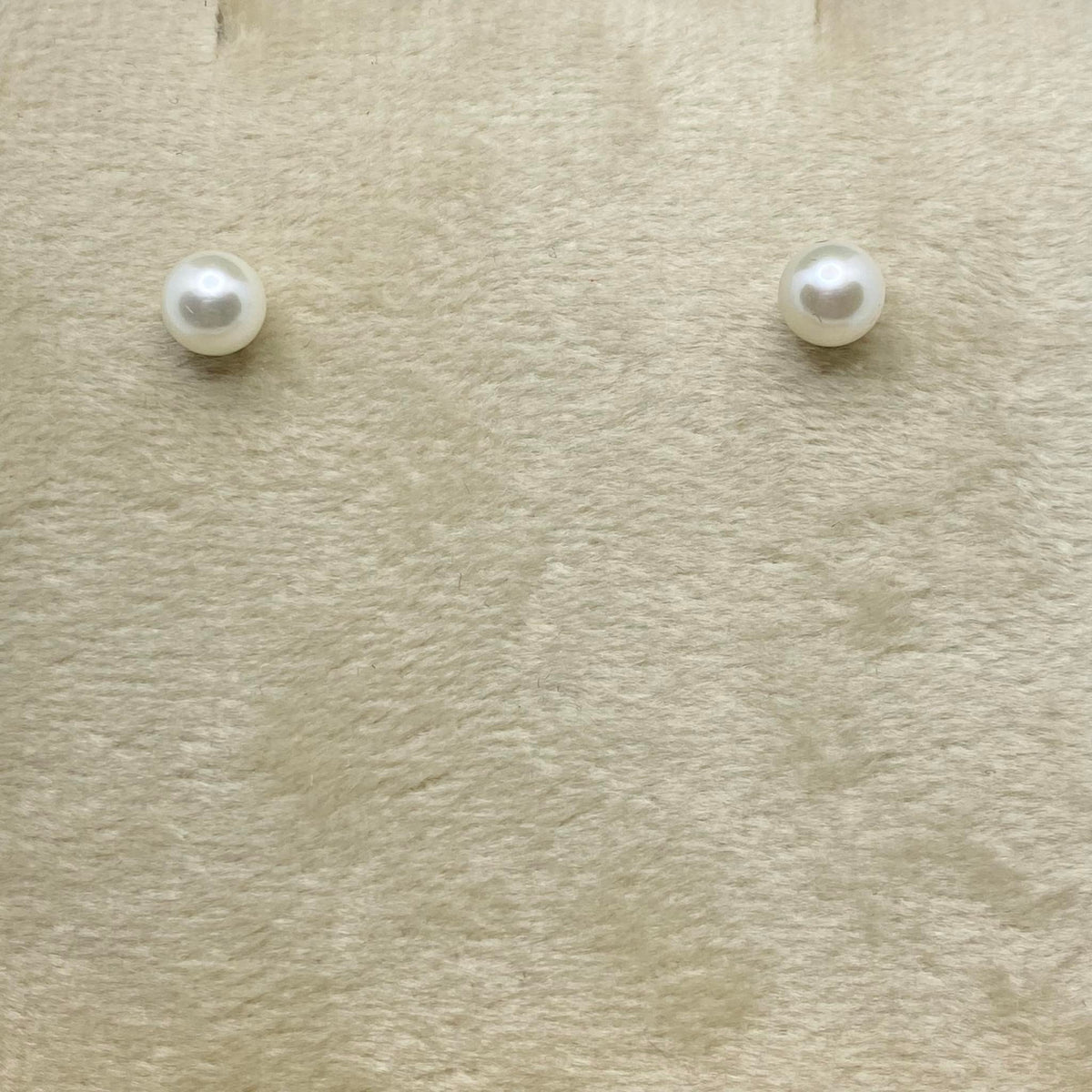 Orecchini Donna Oro 18KT con Perle Naturali mm 5-5,5