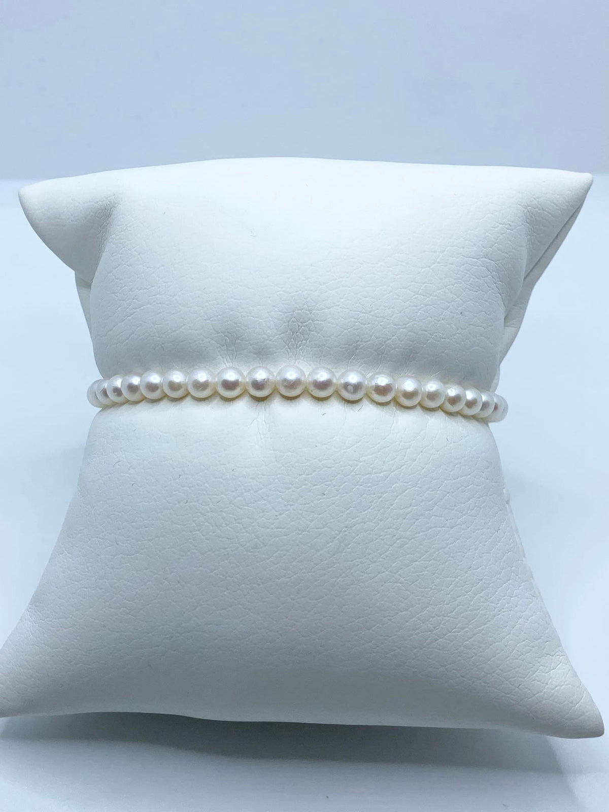 Bracciale Donna Oro 18KT con Perle Naturali mm 4-4,5