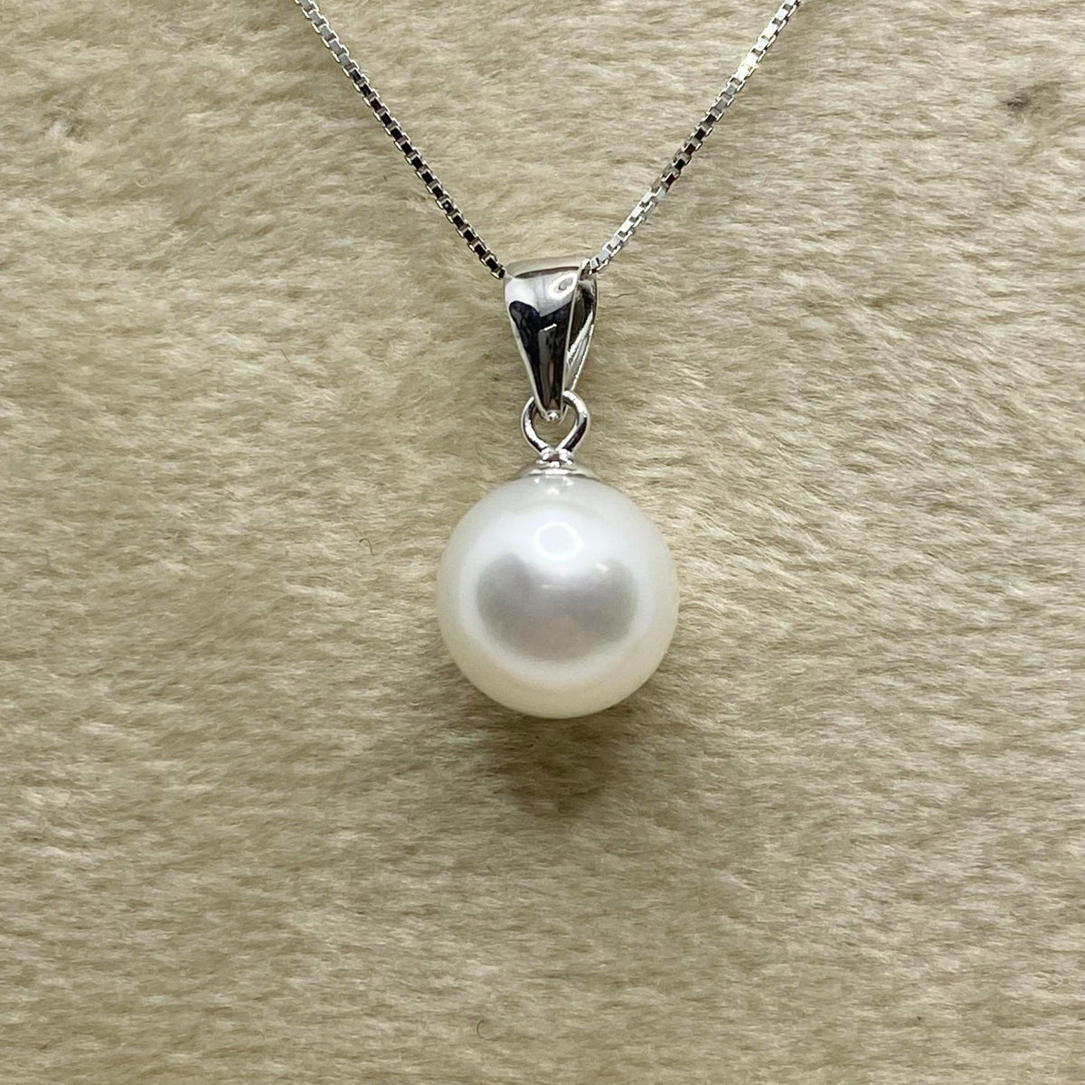 Collana Donna Oro 18KT con Perla Naturale mm 7,5-8