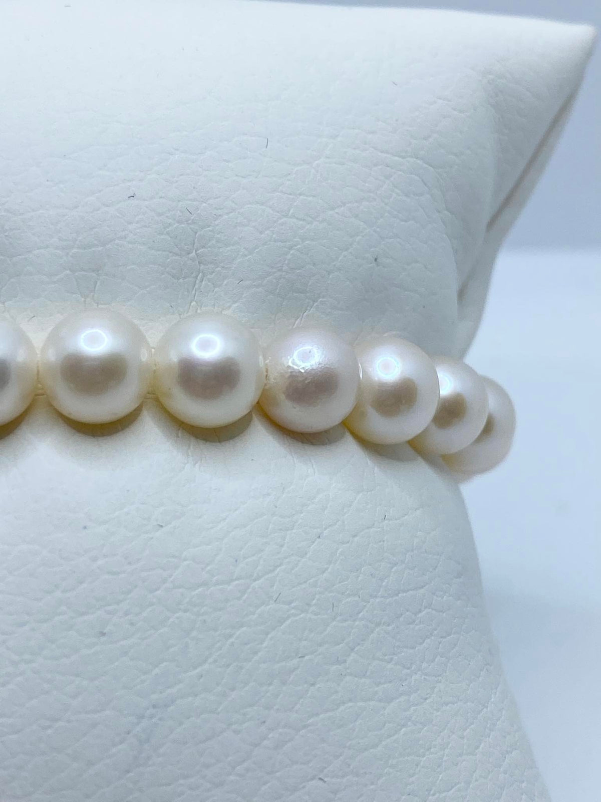 Bracciale Donna Oro 18KT con Perle Naturali mm 7,5-8