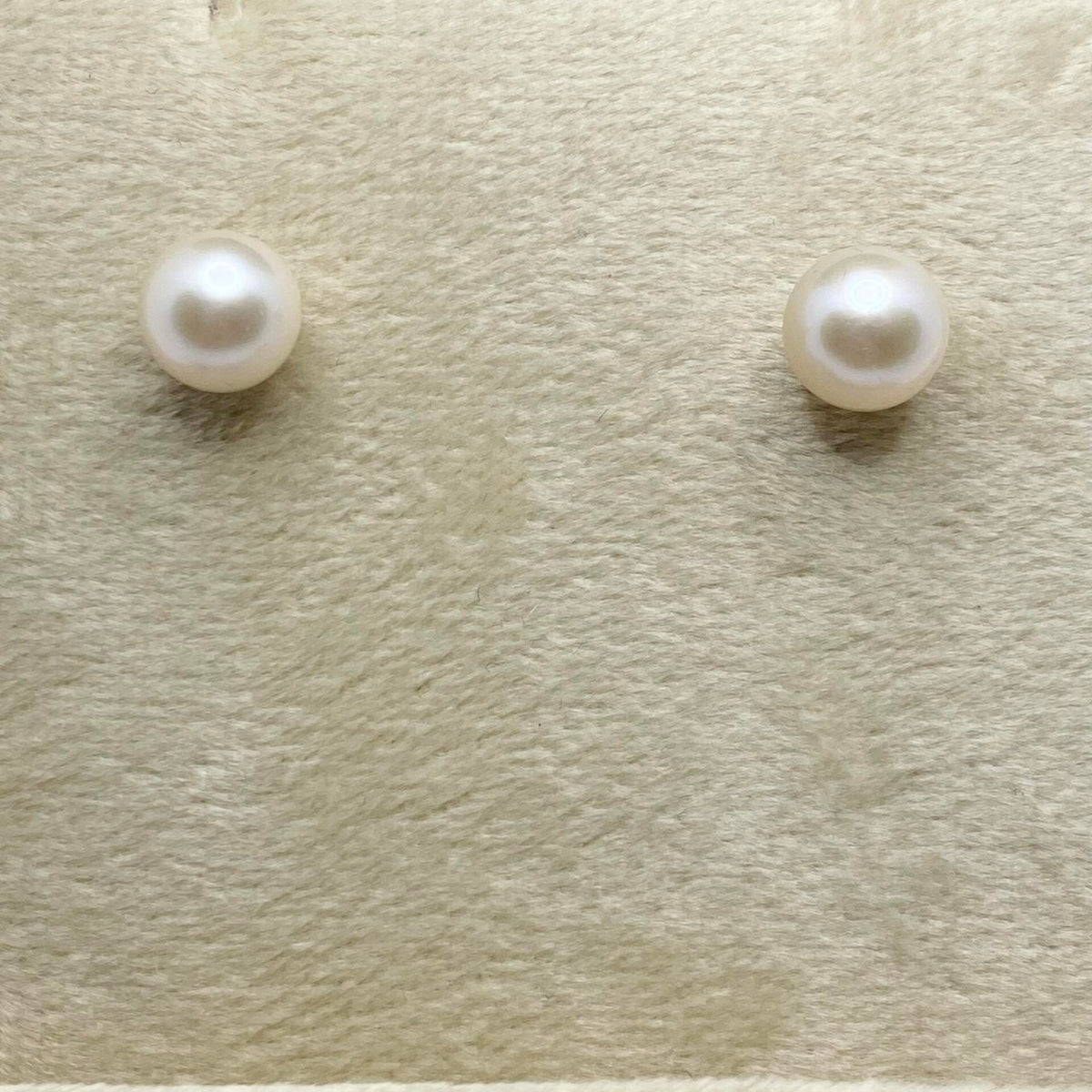 Orecchini Donna Oro 18KT con Perle Naturali mm 8-8,5