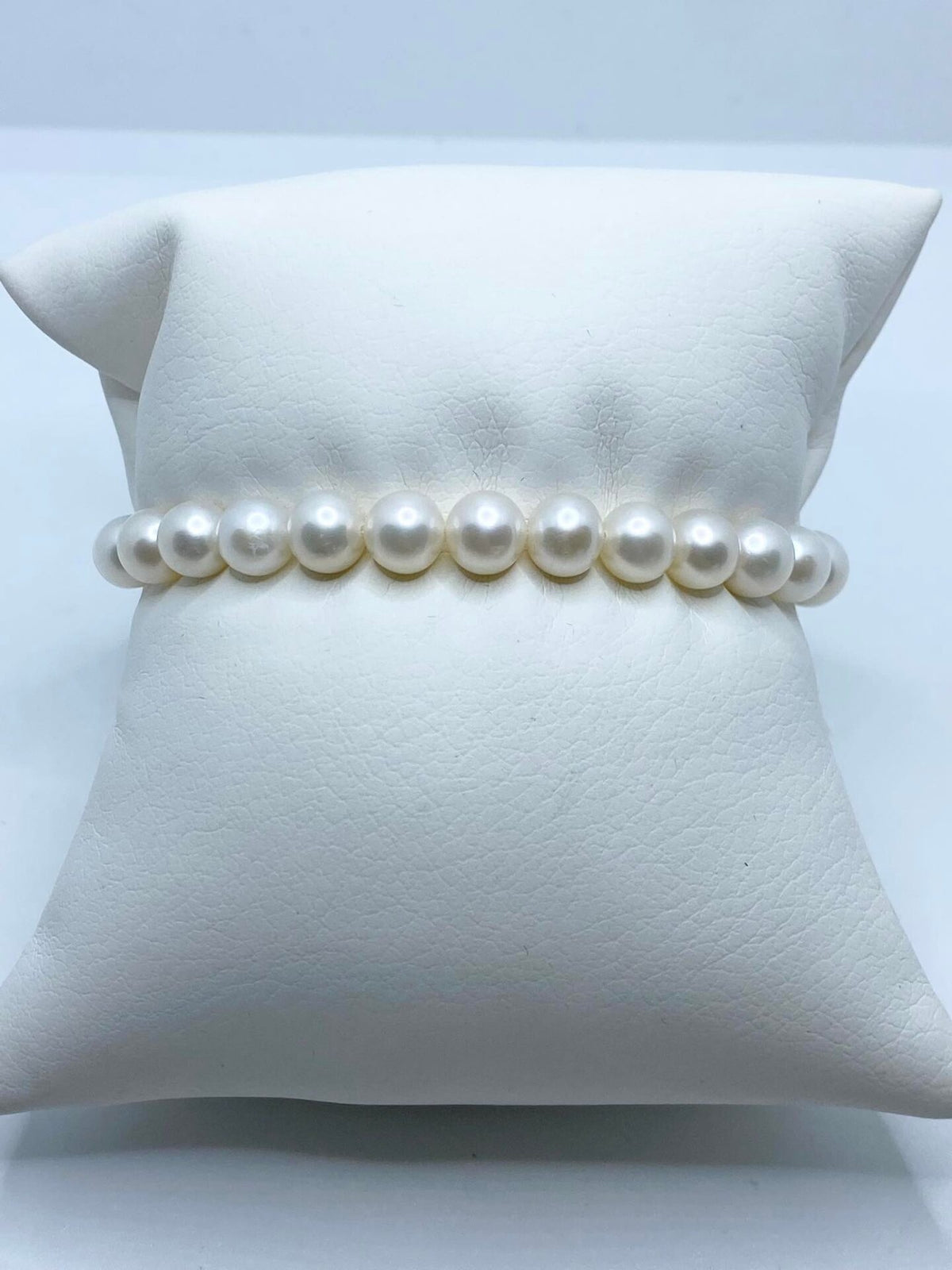 Bracciale Donna Oro 18KT con Perle Naturali mm 7-7,5