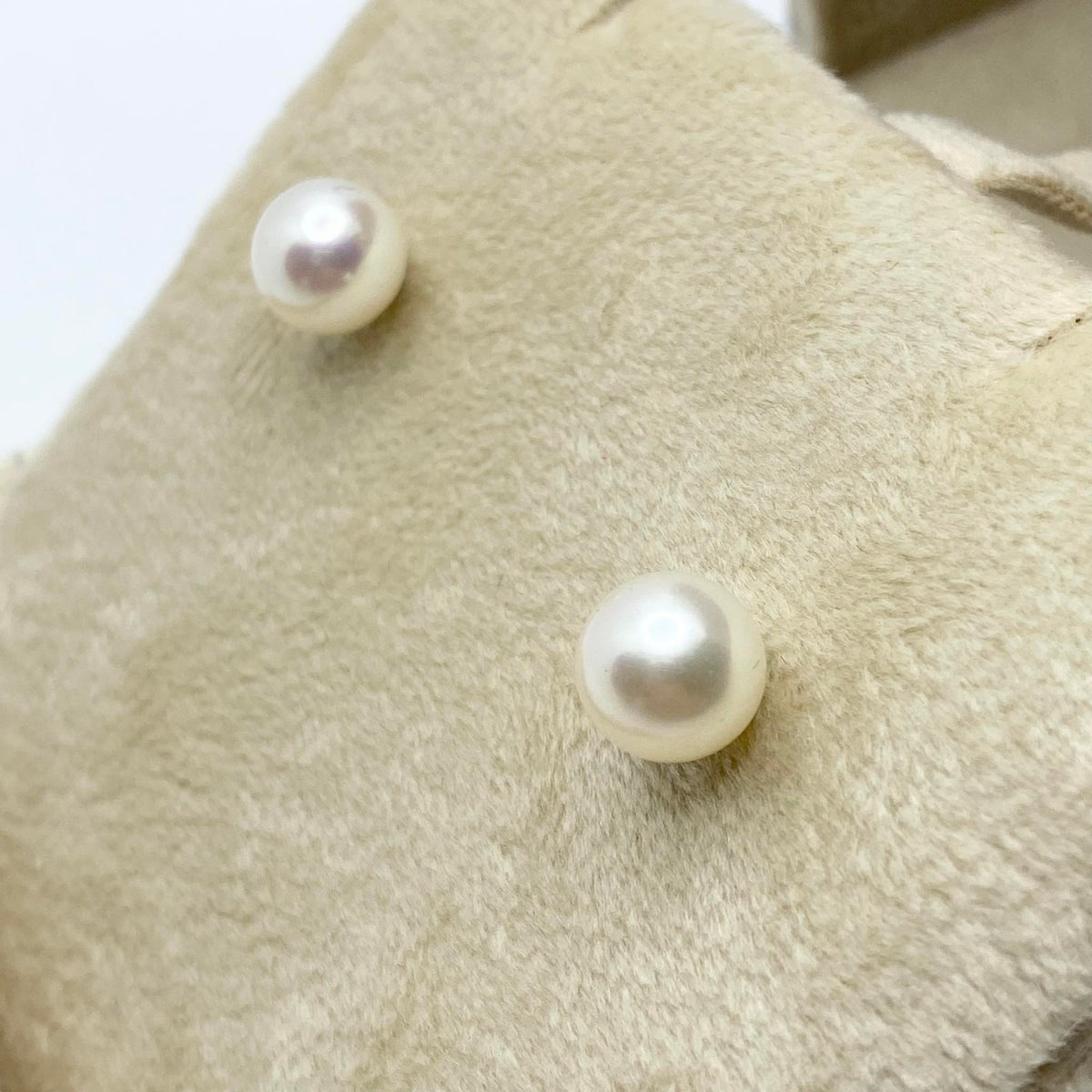 Orecchini Donna Oro 18KT con Perle Naturali mm 7-7,5