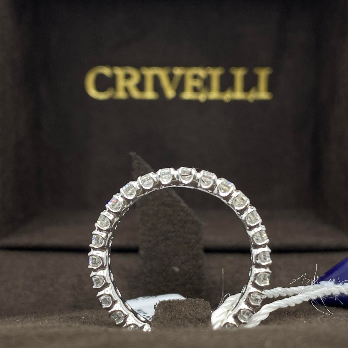 Anello Crivelli Veretta Girodito in Oro 18KT e Diamanti Ct 1.24
