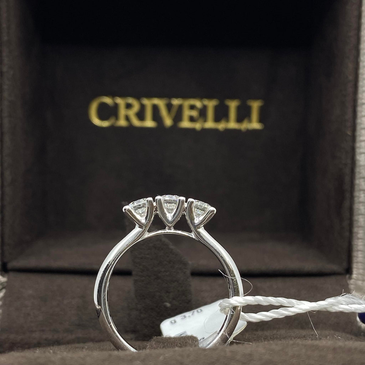 Anello Crivelli Trilogy in Oro 18KT e Diamanti Ct 0.63