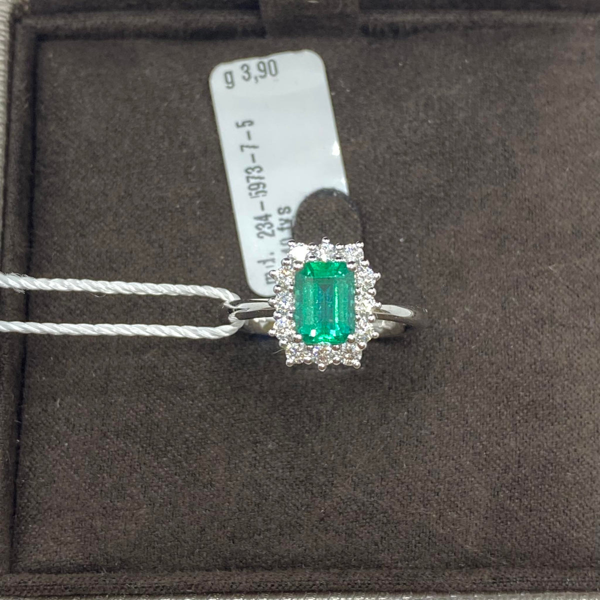 Anello Donna Crivelli con Smeraldo 1.18 e Diamanti