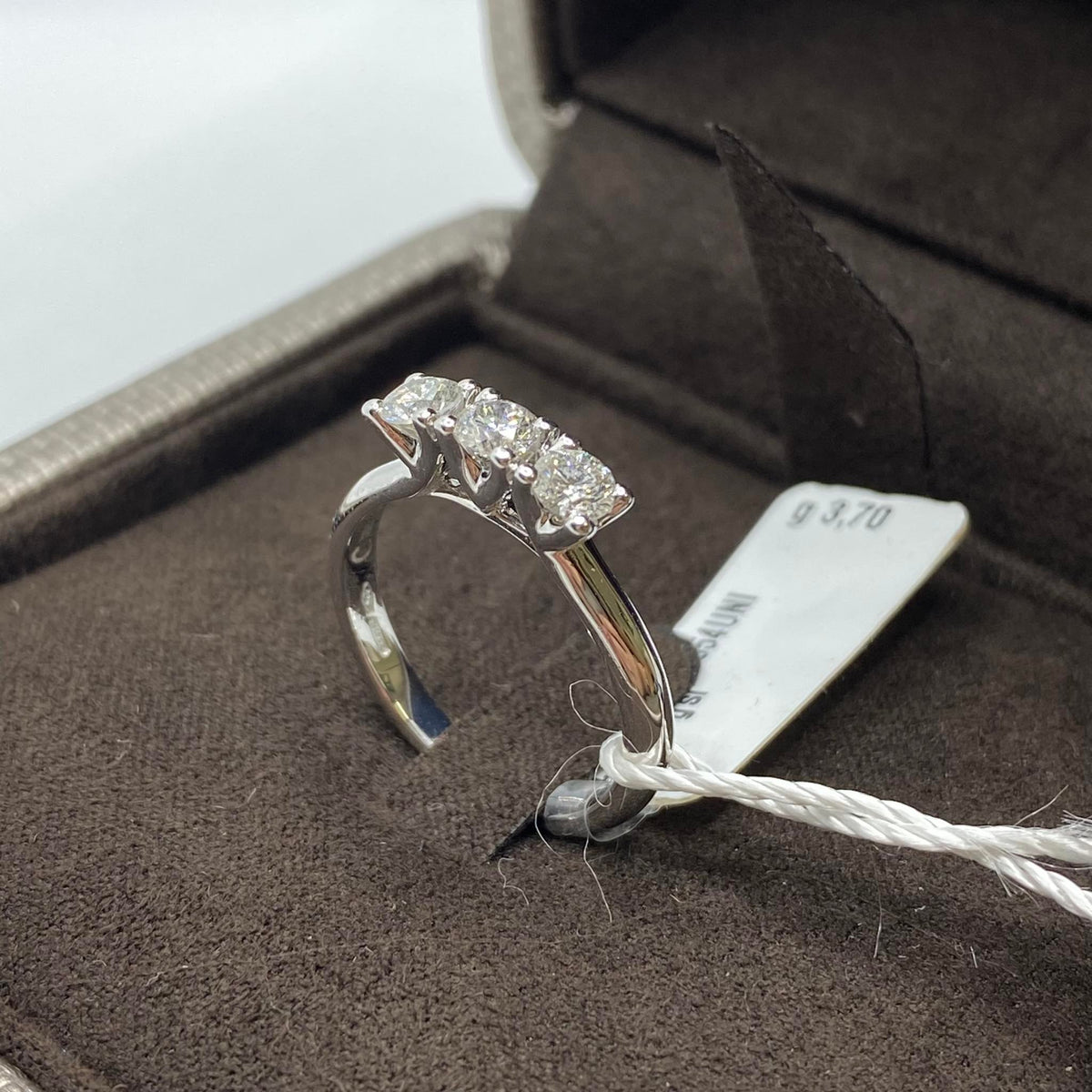 Anello Crivelli Trilogy in Oro 18KT e Diamanti Ct 0.63