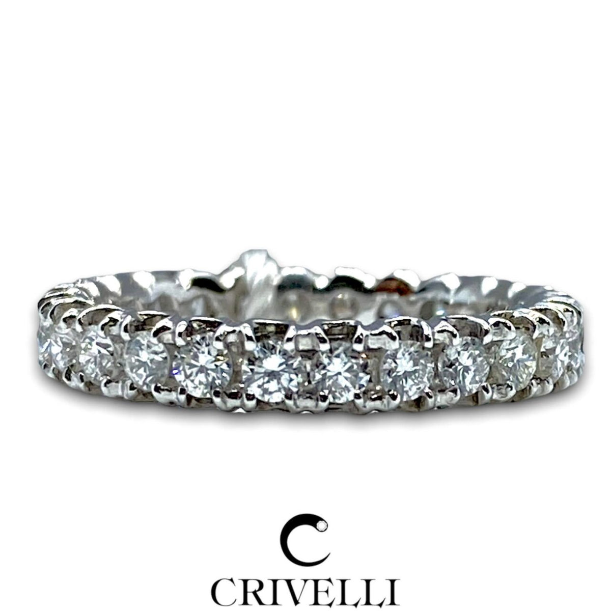 Anello Crivelli Veretta Girodito in Oro 18KT e Diamanti Ct 1.24