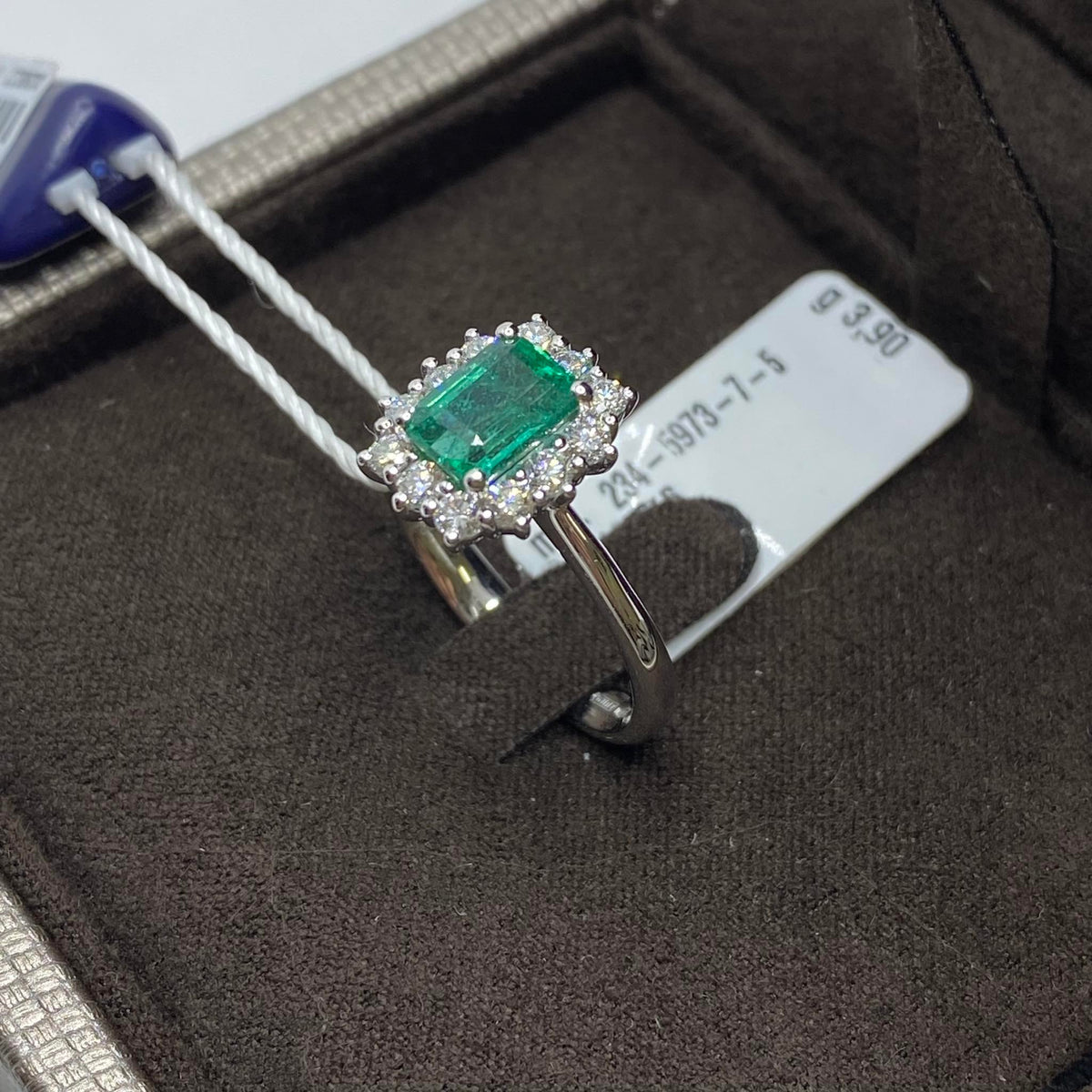 Anello Donna Crivelli con Smeraldo 1.18 e Diamanti