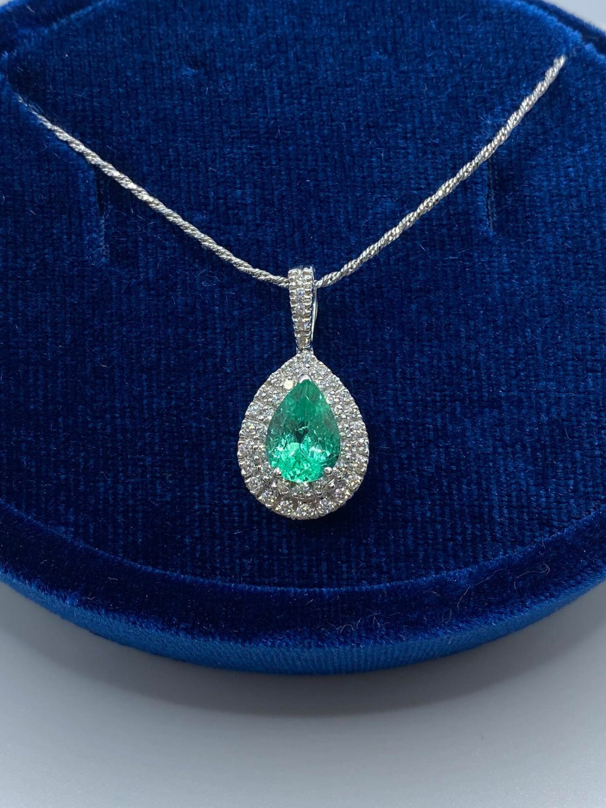 Collana Donna Recarlo con Goccia di Smeraldo