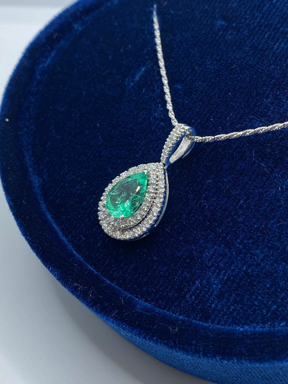 Collana Donna Recarlo con Goccia di Smeraldo
