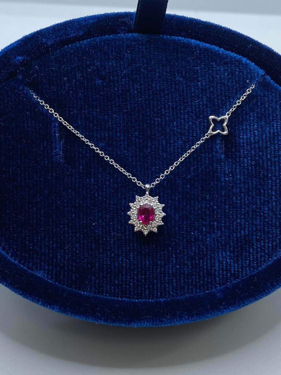 Collana Recarlo con Rubino e Diamante