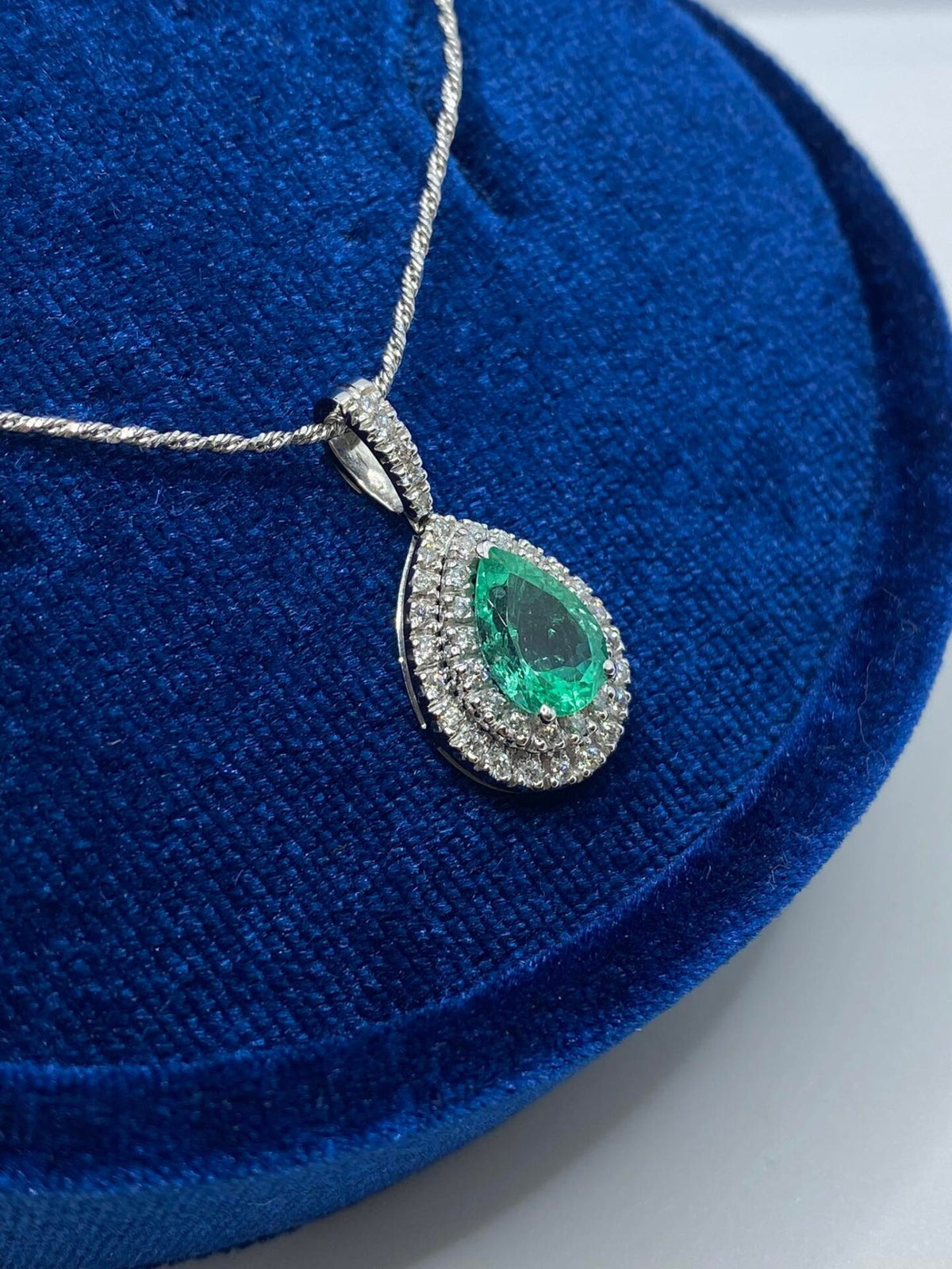 Collana Donna Recarlo con Goccia di Smeraldo