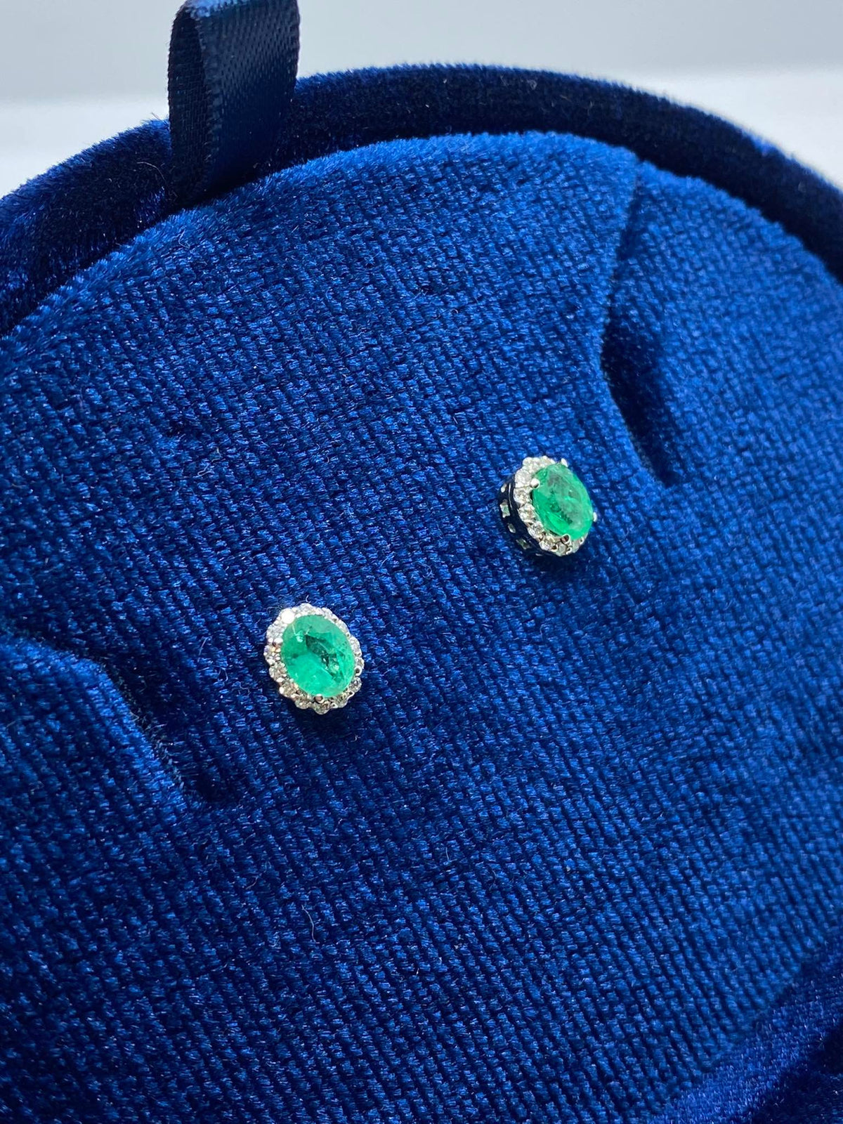 Orecchini Donna Recarlo Iris con Smeraldi e Diamanti