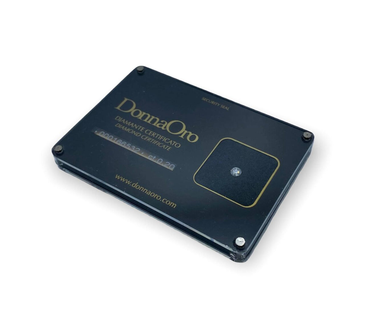 Blister Donna Oro 18KT D-VS