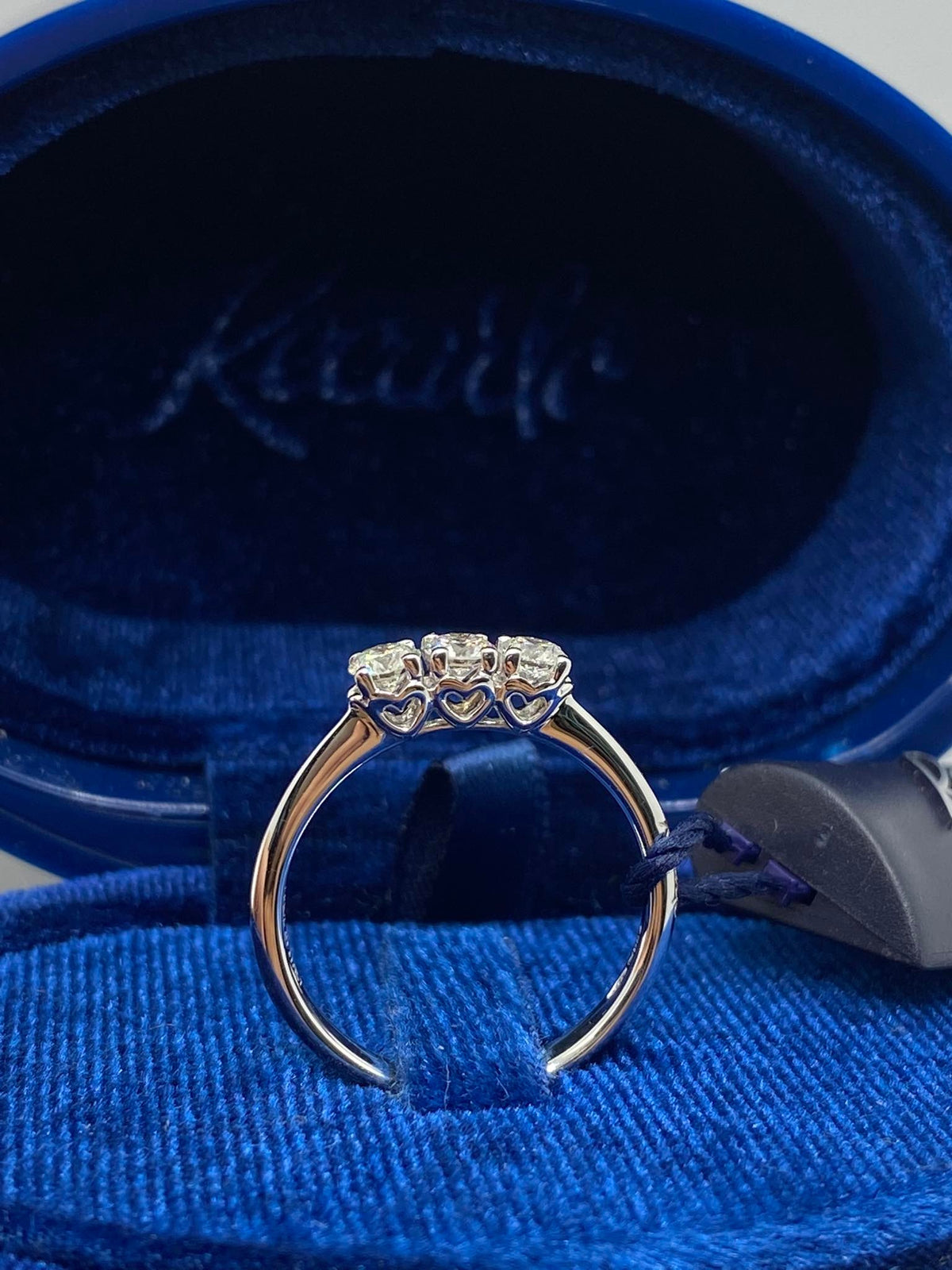 Anello Donna Trilogy Recarlo Anniversary con Diamanti Ct. 0.45