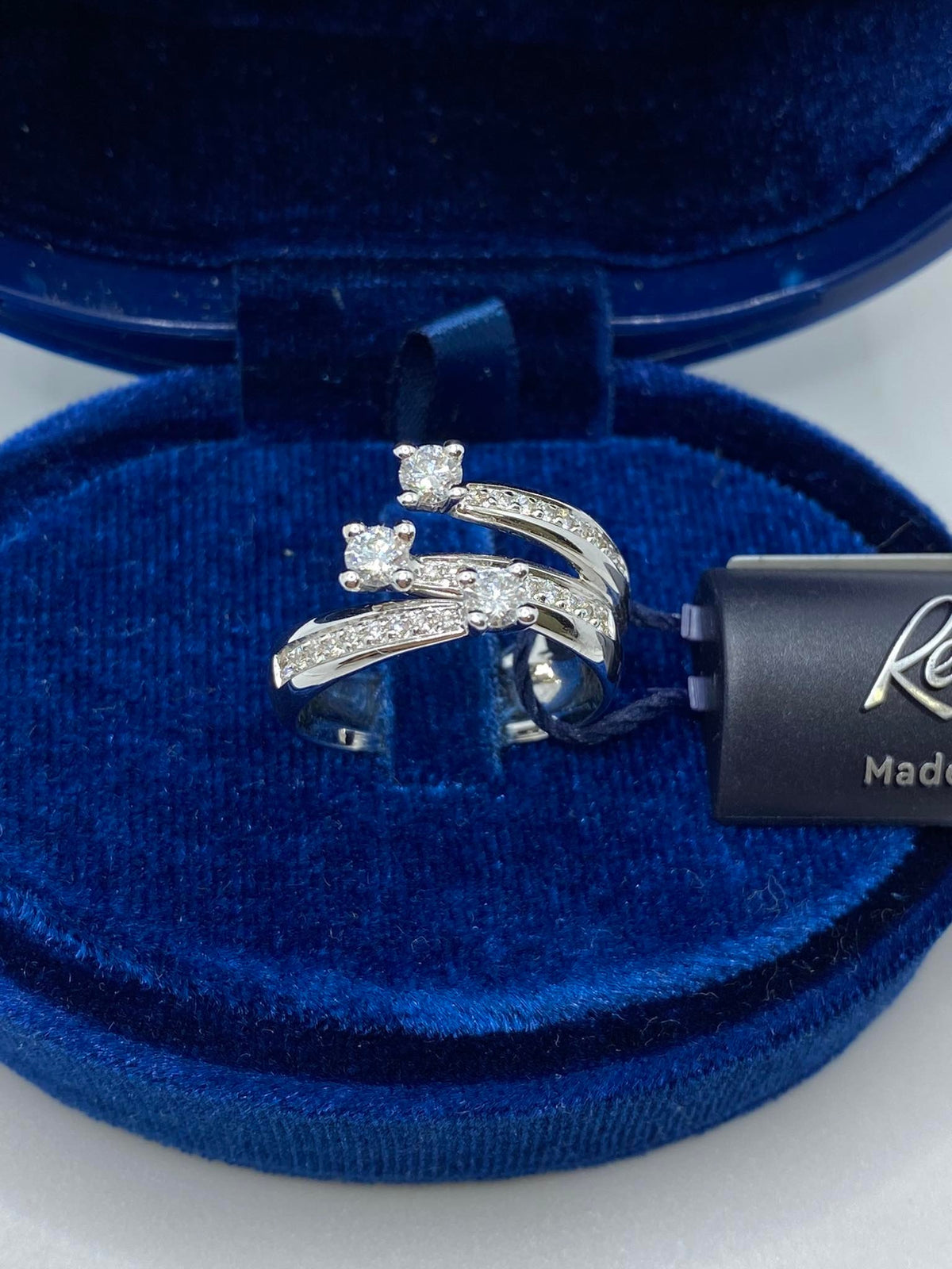 Anello Recarlo Trilogy Eternity con Diamanti Ct 0.64